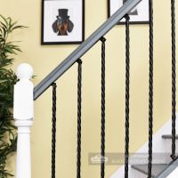 "Grosvenor" Rope Twist Stair Spindle with Brackets