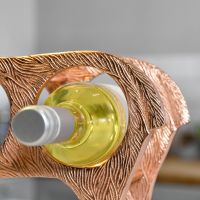 Close up of rear of "Stag" Wine Rack with detailing  Close up of rear of "Stag" Wine Rack with detailing