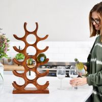 Rustic "Branches" Wine Rack in Kitchen Setting Rustic "Branches" Wine Rack in Kitchen Setting