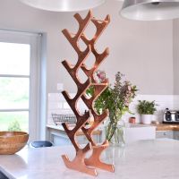 11 Bottle Wine Rack in Copper Finish 11 Bottle Wine Rack in Copper Finish