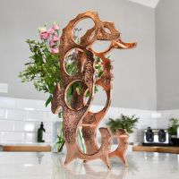 "Seahorse" Wine Rack on Kitchen Countertop 