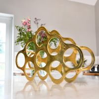 Side view of "Cloud" Wine Rack on Kitchen Counter 