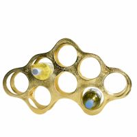 Gold "Cloud" Wine Rack 
