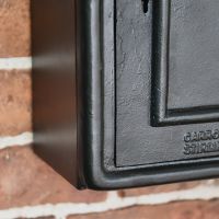 Close up of Metal Work on Newland Post Box 
