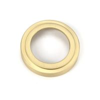 Cover for Satin Brass "Circular" Art Deco Escutcheon - 53mm x 11mm Cover for Satin Brass "Circular" Art Deco Escutcheon - 53mm x 11mm