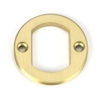 Backplate fro Satin Brass "Circular" Escutcheon - 53mm x 11mm