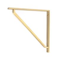 Satin Brass "Emmanuel" Modern Shelf Bracket - 200mm x 200mm Satin Brass "Emmanuel" Modern Shelf Bracket - 200mm x 200mm