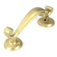 Satin Brass Doctor"s Style Door Knocker - 196mm x 69mm