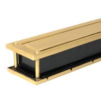 Satin Brass Traditional Door Letterbox in Siu