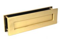 Satin Brass Traditional Door Letterbox