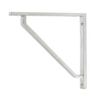 Satin Chrome "Emmanuel" Modern Shelf Bracket - 150mm x 150mm