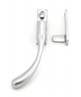 Satin Chrome Night-Vent Locking Window Fastener - Left Handed
