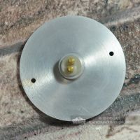 Satin Chrome Sovereign Park Classic Bell Push Back Contact Plate Satin Chrome Sovereign Park Classic Bell Push Back Contact Plate