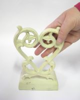 Cast Iron Balmoral Heart Door Stop Cast Iron Balmoral Heart Door Stop