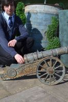 “Imperial Rose” Cast Iron Decorative Cannon 