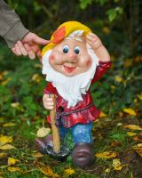 Scale image of colourful garden gnome Scale image of colourful garden gnome