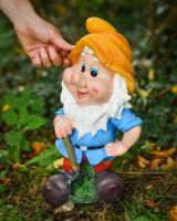 Scale image of colourful garden gnome Scale image of colourful garden gnome