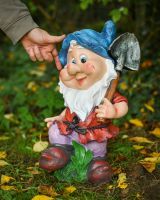 Scale image of colourful garden gnome Scale image of colourful garden gnome