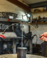 Scale image of Recycled Metal "Balance" Sculpture