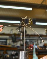 Scale image of Recycled Metal Boxing Sculpture Scale image of Recycled Metal Boxing Sculpture