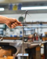 Scale image of Recycled Metal Skateboarding Sculpture Scale image of Recycled Metal Skateboarding Sculpture