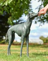 Scale image of greyhound garden statue