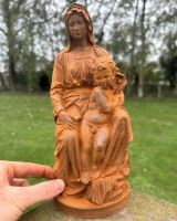 Scale image of Rustic Cast Iron Madonna of Bruges Garden Sculpture Scale image of Rustic Cast Iron Madonna of Bruges Garden Sculpture