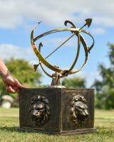 Scale image of garden sundial column