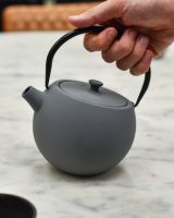 Scale image of Cast Iron Grey "Saitama" Japanese Style Teapot Scale image of Cast Iron Grey "Saitama" Japanese Style Teapot