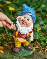 Scale image of colourful garden gnome ornament Scale image of colourful garden gnome ornament