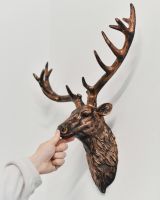 Scale Of The Cast Aluminium Stag Wall Art