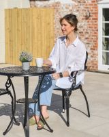 Scale Of The Harlington Garden Furniture Set Scale Of The Harlington Garden Furniture Set