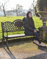 Snowshill Aluminium Garden Bench To Scale