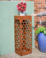 Scale image of Rustic Honeycomb Decorative Garden Column