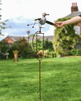 Metal "Flying Duck" Rocking Garden Spike 