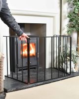 Scale Shot of "Inglewood Croft" Heavy Duty Bespoke Fire Guard