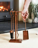 Scale Shot of "Middleton" Antique Copper Companion Set 