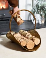 Scale Shot of Buckley Log Basket or Log Holder