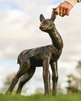 "River" Doe Garden Sculpture Scale Shot  "River" Doe Garden Sculpture Scale Shot