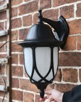 Scale Shot of Traditional "Icy Splendor" Top Fix Wall Lantern Scale Shot of Traditional "Icy Splendor" Top Fix Wall Lantern