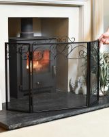 Scale Shot of “Holmwood Manor” Three Panel Fire Guard