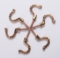 Scalloped curtain tie back