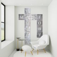 Unfinished Metal- Scrabble Square Unfinished Metal- Scrabble Square