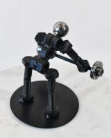 Scrap Metal Deadlift Ornament back view