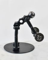 Scrap Metal Deadlift Ornament side view