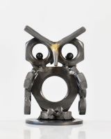 Owlet Scrap Metal Sculpture