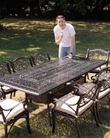 The "Arbor" 8-Seater Outdoor Dining Set - Antique Copper