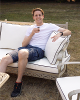 The "Elmswood" Outdoor 5-Seater Furniture Set - Deluxe Champagne 