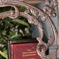 Close-up of the Ornate Scroll Design