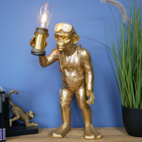 Scuba Diving Gold Monkey Table Light in Situ